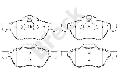 Klocki hamulcowe - komplet24535 00 701 00, BRECK w ofercie sklepu e-autoparts.pl 